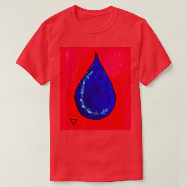 Camiseta Diseño de tarjetas Oracle de agua alquimista (Diseño del anverso)