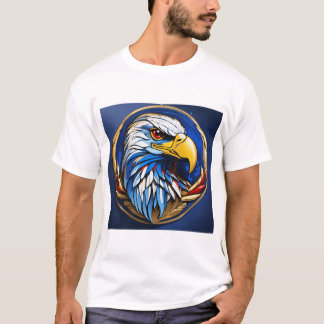 Camiseta  "Diseño de tatuaje de águila feroz – Fuerza, pode