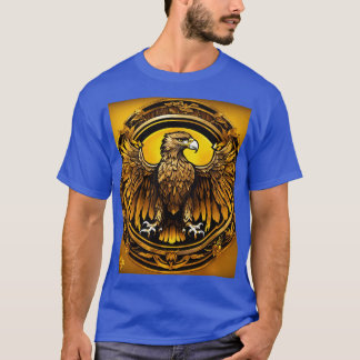 Camiseta Diseño de tatuaje de águila feroz - Poder y protec