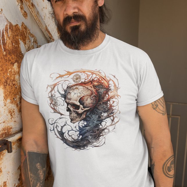 Camiseta Diseño de tatuaje de calavera (Subido por el creador)