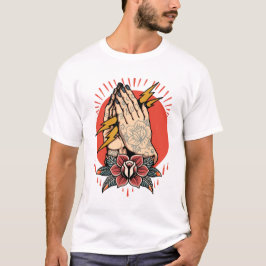 Camiseta Diseño de tatuajes de estilo antiguo de Thunder ca
