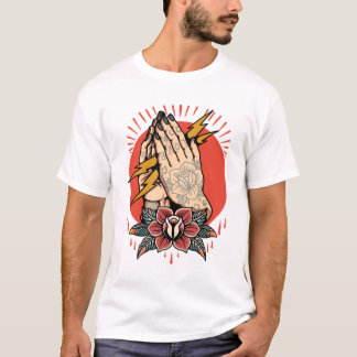 Camiseta Diseño de tatuajes de estilo antiguo de Thunder ca