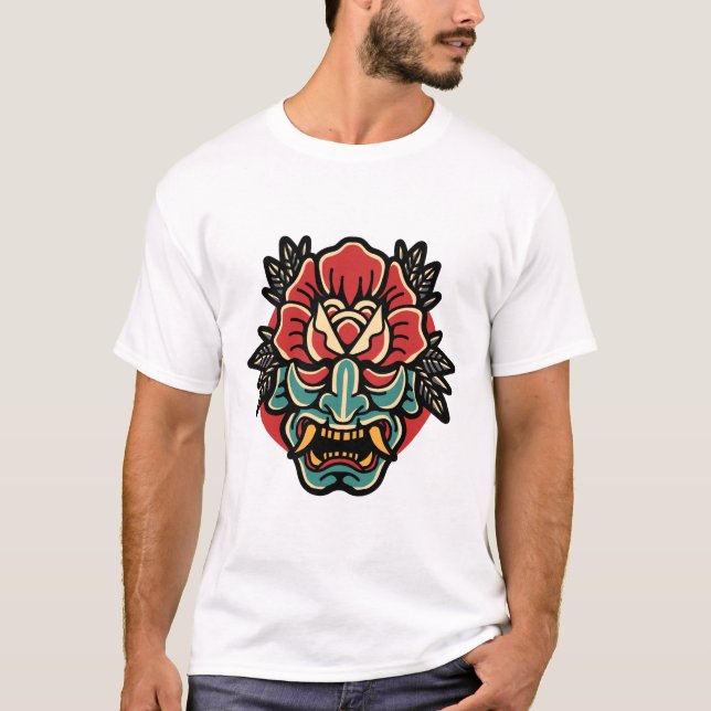 Camiseta Diseño de tatuajes para rosas T-Shirt (Anverso)