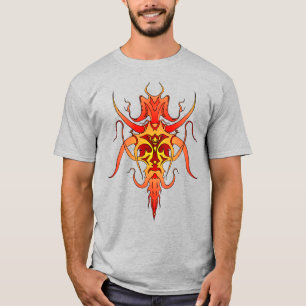 Camiseta Diseño de tatuajes tribales de Demon