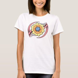 Camiseta Diseño de tatuajes tribales de flores
