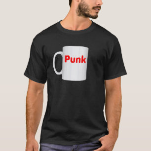 Camiseta Diseño de Taza Punk - Ropa de Taza de Café