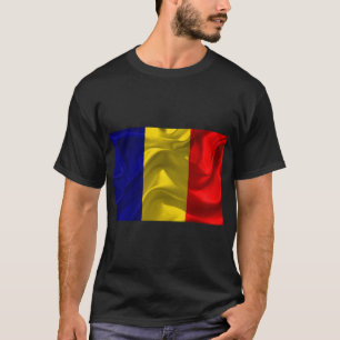 Camiseta Diseño de té con orgullo de bandera de Rumania