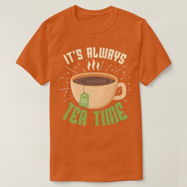 Camiseta Diseño de té para amantes del té 2 (Diseño del anverso)
