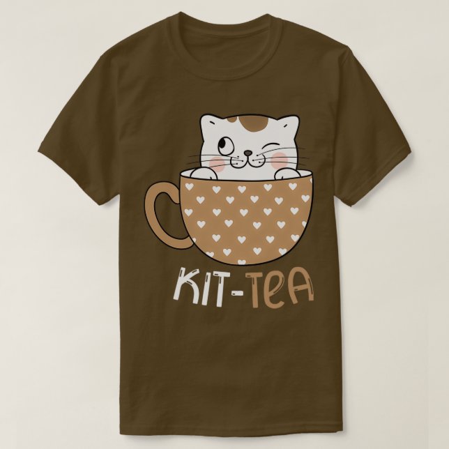 Camiseta Diseño de té para amantes del té 4 (Diseño del anverso)