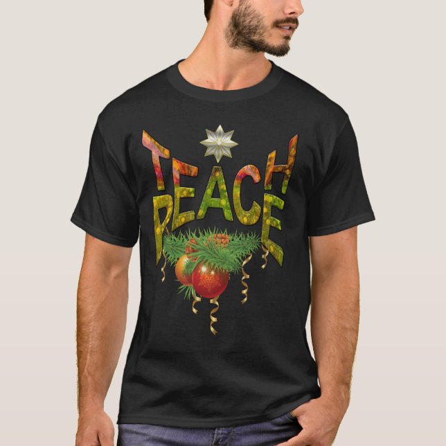 Camiseta Diseño de Teach Peace en All Times (Anverso)