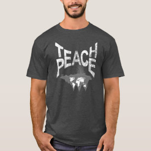 Camiseta Diseño de Teach Peace en All Times