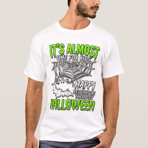 Camiseta Diseño de telaraña de Halloween para terapeutas re