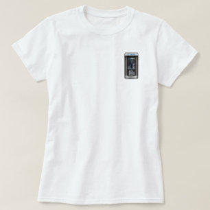 Camiseta Diseño de Teléfono Público Retro, Arte de Cabina T