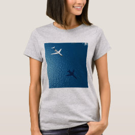 Camiseta diseño de tema de avión