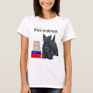 Camiseta Diseño de temporada de otoño de Terrier Escocés