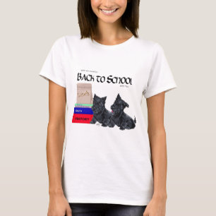 Camiseta Diseño de temporada otoñal de Terrier Escocés