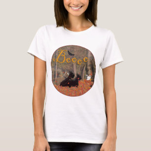 Camiseta Diseño de temporada otoñal de Terrier Escocés