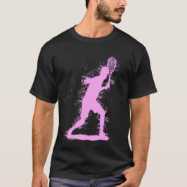 Camiseta Diseño de tenis abstracto