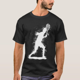 Camiseta Diseño de tenis abstracto