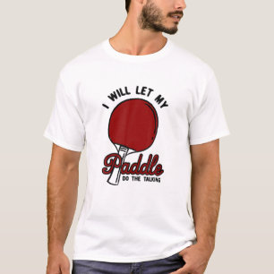 Camiseta Diseño De Tenis De Mesa Para Jugadores De Ping Po
