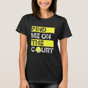 Camiseta Diseño De Tenis Para Un Tenis
