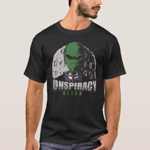 Camiseta Diseño de teoría de conspiración alienígena