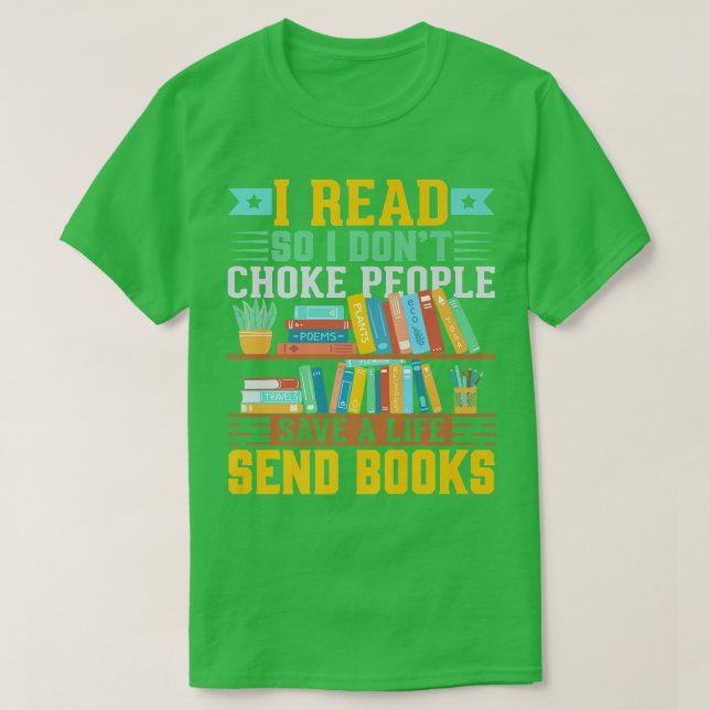 Camiseta Diseño de Tet de lectura de libros Pun Library Lov (Diseño del anverso)