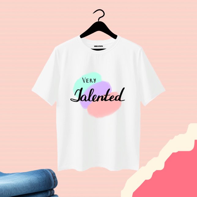 Camiseta Diseño de texto (Subido por el creador)