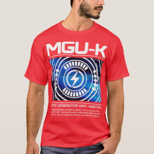 Camiseta Diseño de texto blanco para la unidad de energía M
