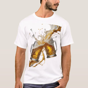 Camiseta Diseño de texto CHEERS TO GOOD TIMES en plata llam