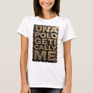 Camiseta Diseño de texto Crisp Gold SIN DISCULPARME