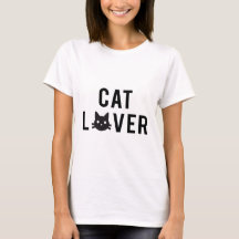 Diseño de texto de amante de gato con cara de gato