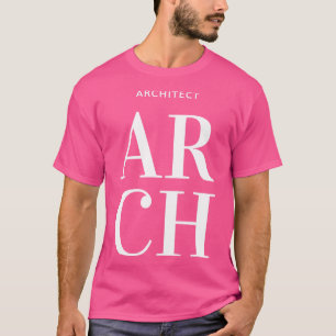 Camiseta Diseño de texto de arquitecto