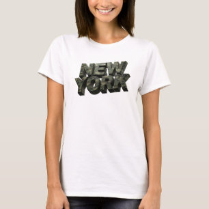 Camiseta Diseño de texto de NUEVA YORK colorido y llamativo