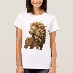 Camiseta Diseño de texto del Rey León en plata