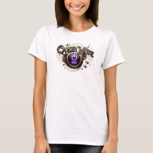 Camiseta Diseño de texto Edgy Orange QUEEN MODE