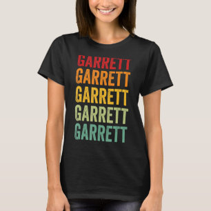 Camiseta Diseño de texto en arcoiris del condado de Garrett