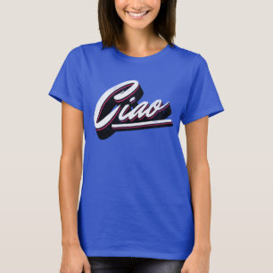 Camiseta Diseño de texto en ciao
