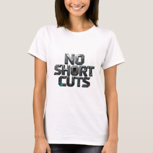 Camiseta Diseño de texto gris Statement SIN ATajos