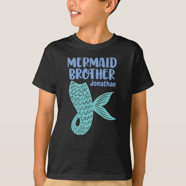 Camiseta Diseño de texto juguetón de la cola de la ola del  (Anverso)