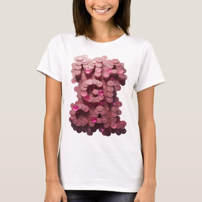 Camiseta Diseño de texto MEGA rosa genial (Anverso)