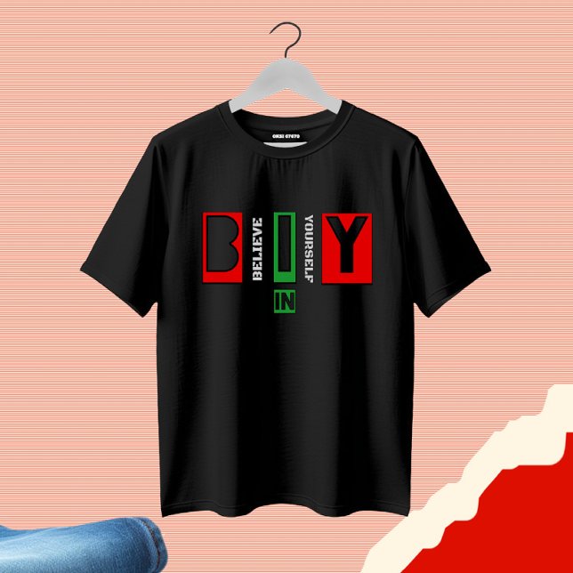 Camiseta diseño de texto motivacional (Subido por el creador)