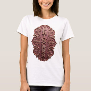Camiseta Diseño de texto PRINCESA Snappy Gold