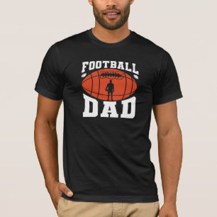 Camiseta Diseño de texto retro de papá de fútbol-Camisa T n
