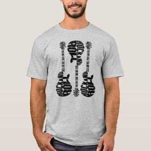 Camiseta Diseño de texto rollo y rollo