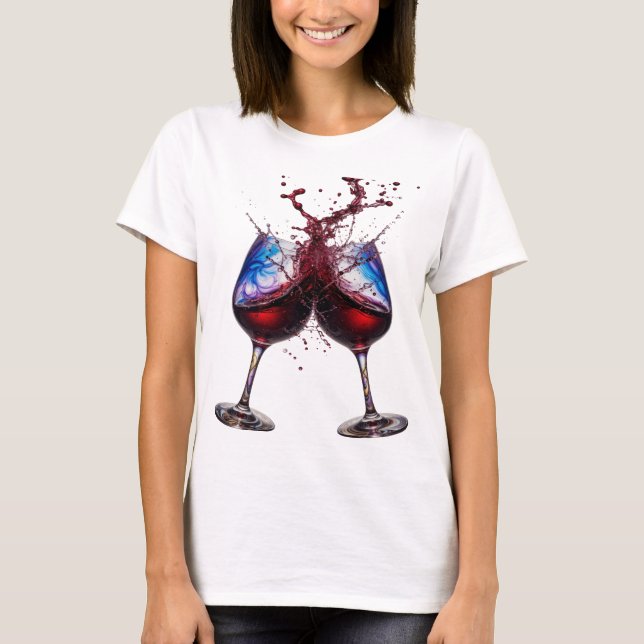 Camiseta Diseño de texto Sharp Silver CHEERS (Anverso)
