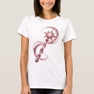 Camiseta Diseño de texto STAR WAND Rosa Juguetón