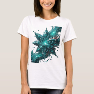 Camiseta Diseño de texto UNDEAD plateado que llama la atenc