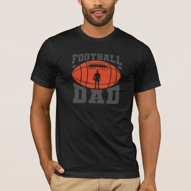 Camiseta Diseño de textos retro para papá de fútbol - Naran (Anverso)