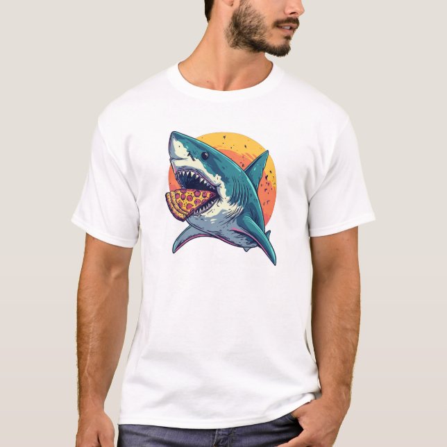 Camiseta diseño de tiburón (Anverso)